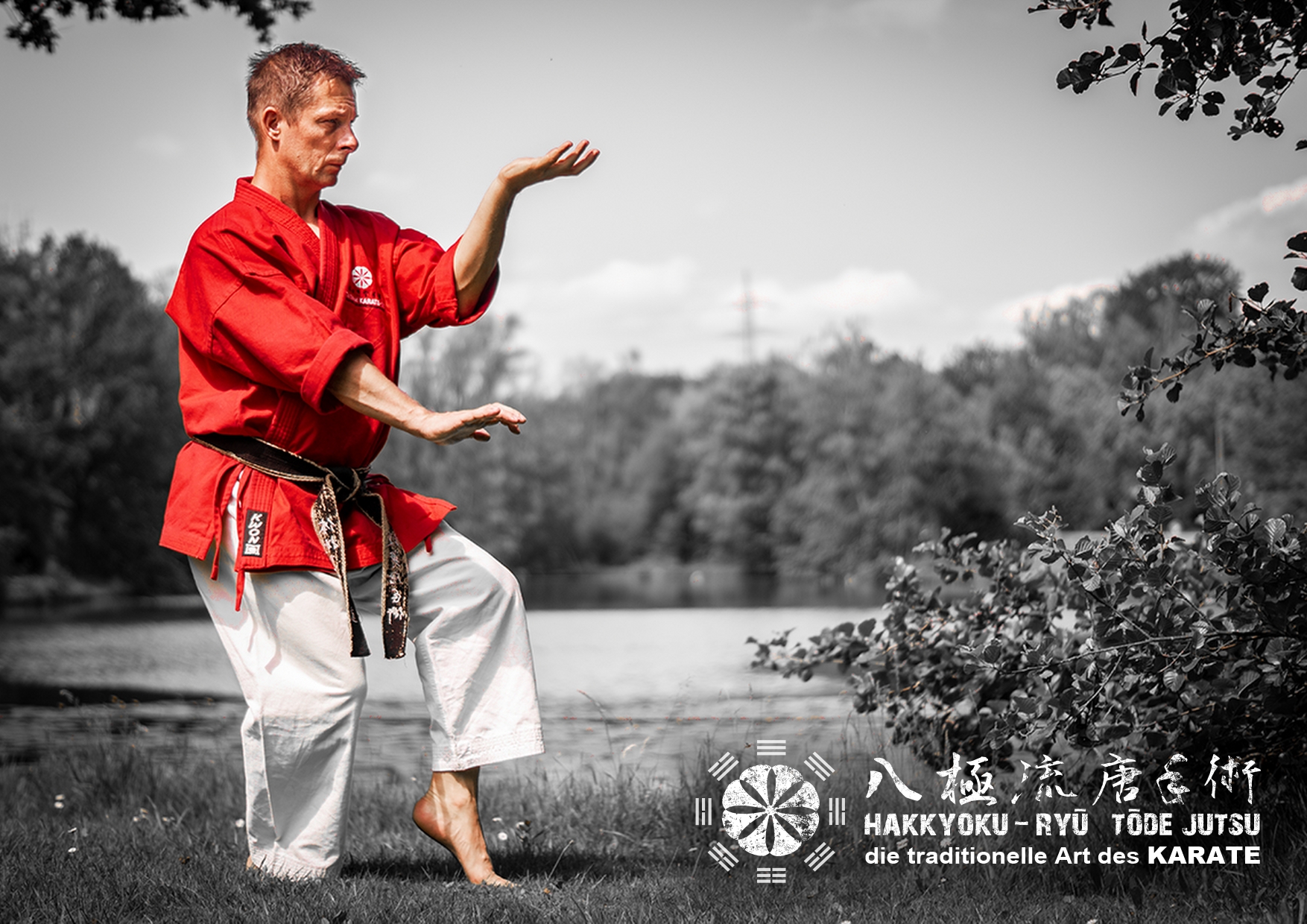 Plakat für Karatekurs